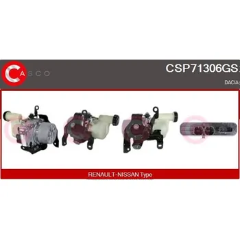 Posilovač řízení Hydraulické čerpadlo, řízení CASCO CSP71306GS