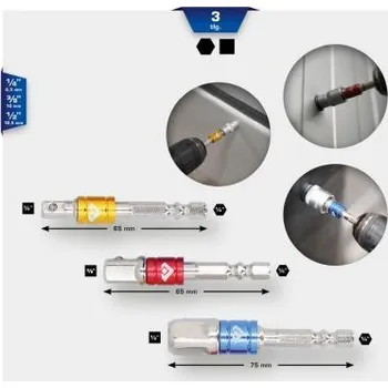 Bit Čtyřhranný adaptér-sada bitů Brilliant tools BT053003