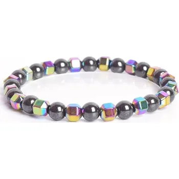 Náramek Magnetický boho náramek s hematitem | náramek, šperk - 12