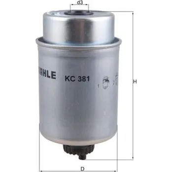 Palivový filtr Palivový filtr KNECHT 72408552