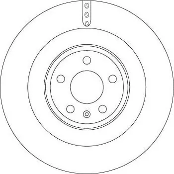 Brzdový kotouč Brzdový kotouč LUCAS DF6343S