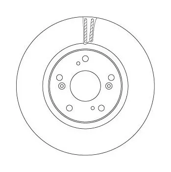 Brzdový kotouč Brzdový kotouč LUCAS DF6689