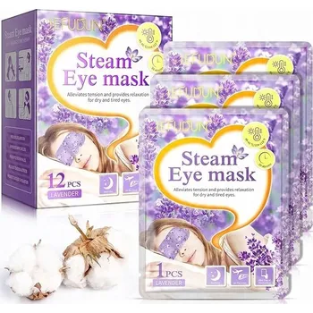 Pleťová maska Hřejivá maska na oči s levandulí – přírodní bylinná, samozahřívací