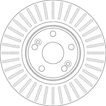 Brzdový kotouč Brzdový kotouč LUCAS DF6233S