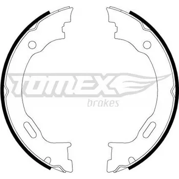 Brzdová čelist Sada brzdových čelistí TOMEX C TX 22-27