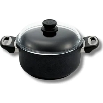 Hrnec Titanový hrnec s poklicí 20 cm SKK s diamantovým povrchem – hluboký 12 cm new