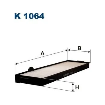 Auto-moto Filtr, vzduch v interiéru FILTRON K 1064