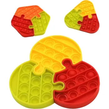 Puzzle Hra Pop It puzzle antistresové 3 dílky skládačka Bubble Pops 3 druhy