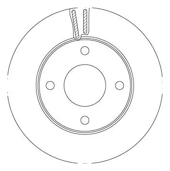 Brzdový kotouč Brzdový kotouč LUCAS DF6417