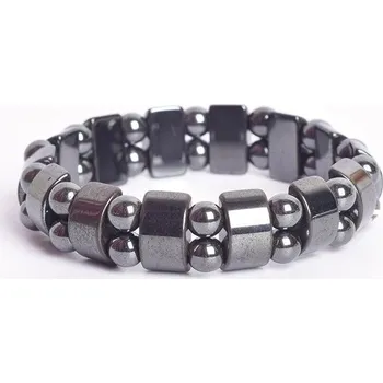 Náramek Magnetický boho náramek s hematitem 13