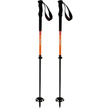 Sjezdová hůlka Skialpové karbonové hole KOMPERDELL C7 110-140 cm Oranžová Nastavitelné