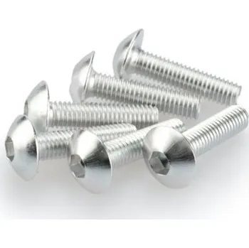 Šrouby PUIG ANODIZED 0550P stříbrná M5 x 20mm (6ks)