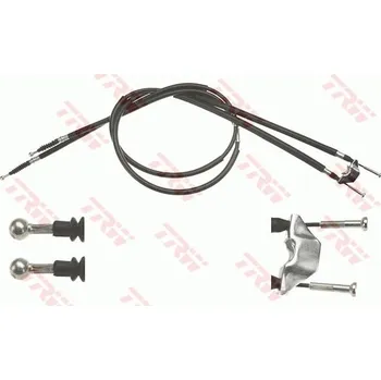 Lanko parkovací brzdy Tažné lanko, parkovací brzda LUCAS GCH584