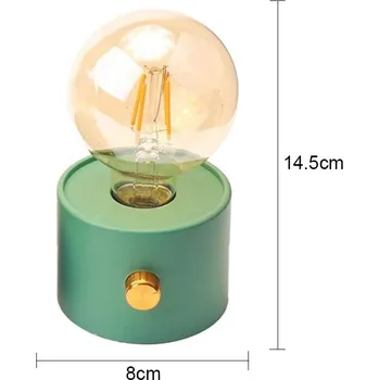 Noční světlo LED Noční světlo | Lampička na noční stolek - Zelený , Baterie