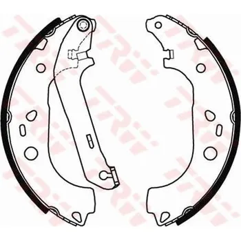 Brzdová čelist Sada brzdových čelistí LUCAS GS8471