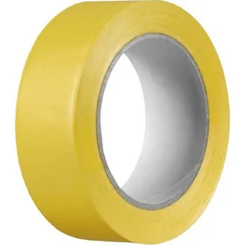 PVC maskovací vroubkovaná 722 žlutá 38mm, 33m