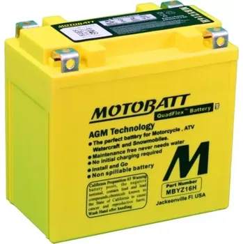 Motobaterie Motobatt MBYZ16H 16,5 Ah 240A (16,5 Ah/12V; 240 A151x87x145 mm; pol. 0,1)