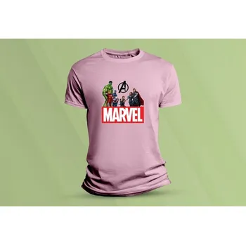 Bavlněné dětské tričkoAvengers 2 Růžová velikost 104 (3-4 roky)