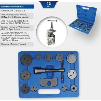 Nářadí pro automobil Sada nářadí pro obnovu pístu třmene kotoučové brzdy Brilliant tools BT701000