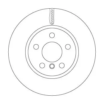 Brzdový kotouč Brzdový kotouč LUCAS DF6757