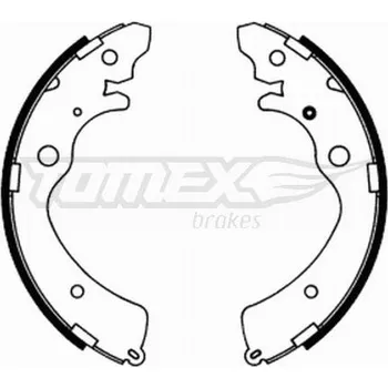Brzdová čelist Sada brzdových čelistí TOMEX TX 21-74