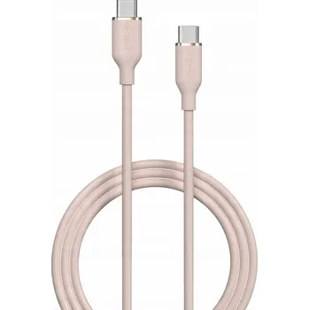 Datový kabel Kabel Devia USB typ C - USB typ C 1,2 m růžový