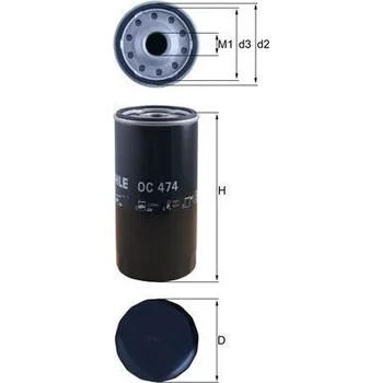 Olejový filtr Olejový filtr KNECHT 76816391