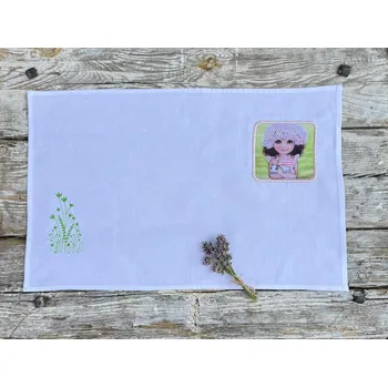 prostírání Prostírání dárkové - Holčička s králíčkem