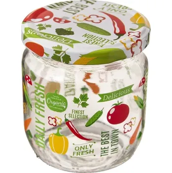 Orion Zavařovací sklenice s víčkem zelenina 425 ml Zavařovací sklenice Orion Zavařovací sklenice s víčkem zelenina 425 ml