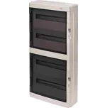 Skříň ACQUA+ 39072 IP65,72 mod., kouřové dveře, 430x878x150mm