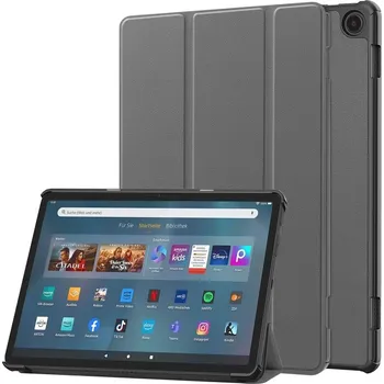 Příslušenství pro tablet VSECHNONAMOBIL 115570 LEATHER Zaklápěcí kryt pro Amazon Fire Max 11 šedý