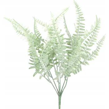 umělá květina Umělá kytice kapradí 35 cm šedá zeleň