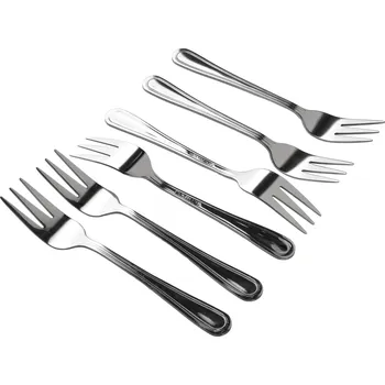 Příbor Sada 6 ks dezertních vidliček Daisy 14,4 cm stříbrná