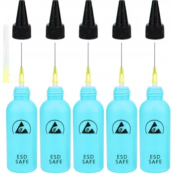 Dávkovač mýdla 5x dávkovač DÁVKOVAČ s jehlou, ESD bezpečný HDPE 60 Ml modrý