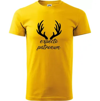 Pánské tričko Harry - Expecto patronum - Triko extra velké (5-8XL) - 6XL ( Žlutá )