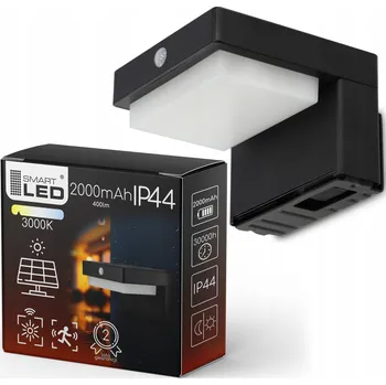 Venkovní osvětlení Venkovní nástěnné svítidlo Smartled černé, integrovaný LED zdroj 5 W