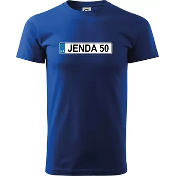 Pánské tričko SPZ Jenda 50 - Triko extra velké (5-8XL) - 7XL ( Královská modrá )