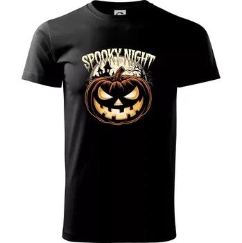 Spooky night - Triko extra velké (5-8XL) - 8XL ( Černá )