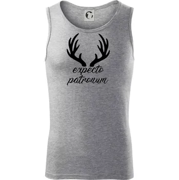 Pánské termoprádlo Harry - Expecto patronum - Tílko pánské Core - M ( Tmavě šedý melír )