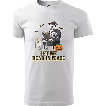 Let me read in peace - Triko extra velké (5-8XL) - 8XL ( Bílá )