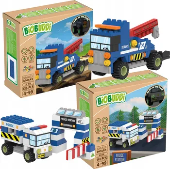 ostatní stavebnice Odtahovka BiOBUDDi BB-2039, Stavebnice Autíčko Náklaďák