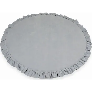 Hrací deka Podložka pro děti 100 cm s volánkem kulatá na hraní