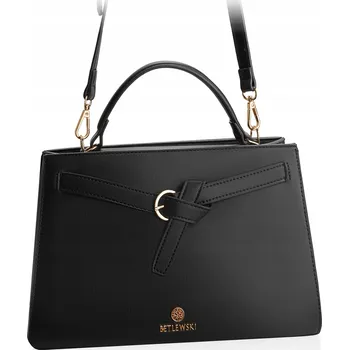 Kabelka Betlewski kabelka psaníčko eko kůže černá