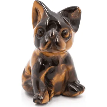 Milujeme Kameny Tygří oko - buldog 523509