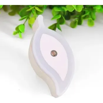 Noční světlo Mini LED Noční světlo | osvětlení - Listy bílé