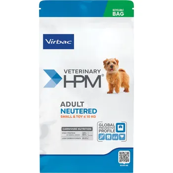 Krmivo pro psa 7kg Virbac Veterinary HPM Adult Dog Neutered Small & Toy
