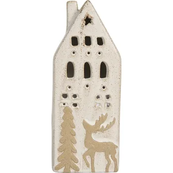 Bytová dekorace Clayre & Eef - Dekorativní domeček s LED osvětlením 6CE2175M