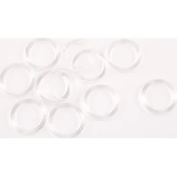 Kroužek - průhledný - vnitřní průměr 1,4 cm