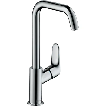 Vodovodní baterie Hansgrohe Focus E2, umyvadlová baterie s otočným výtokem, chromová, 31519000