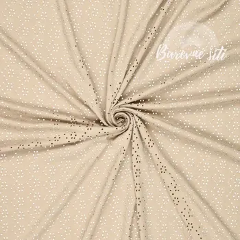 Madeira bavlněný úplet Písková (E) (Trendy pružná madeira)